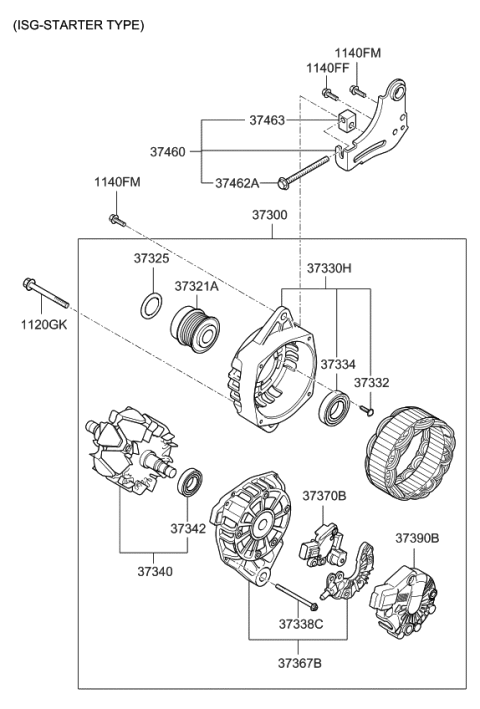 2012 Kia Soul Alternator Diagram 3