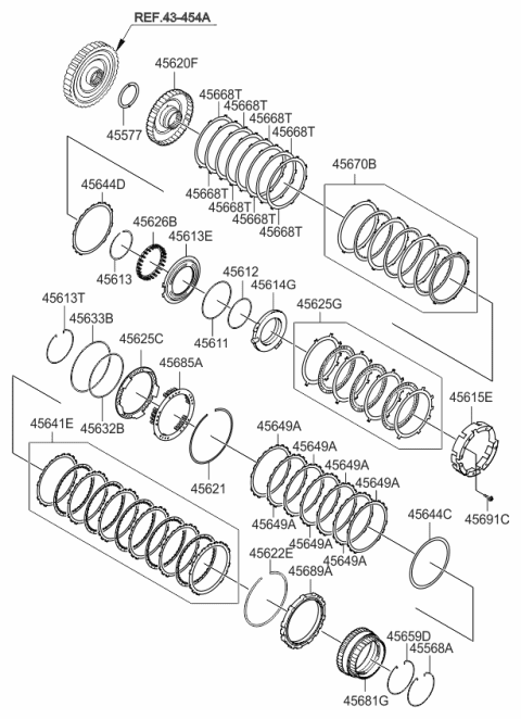 2012 Kia Soul Transaxle Brake-Auto Diagram 1