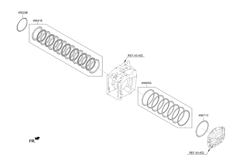 2022 Kia Telluride Transaxle Brake-Auto Diagram