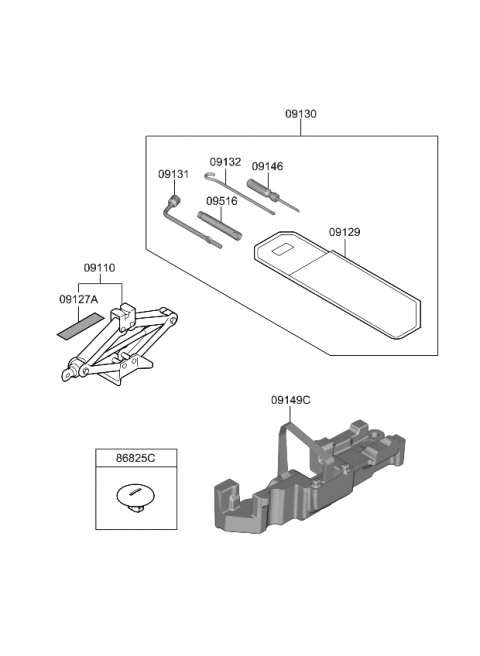 2022 Kia Telluride Ovm Tool Diagram