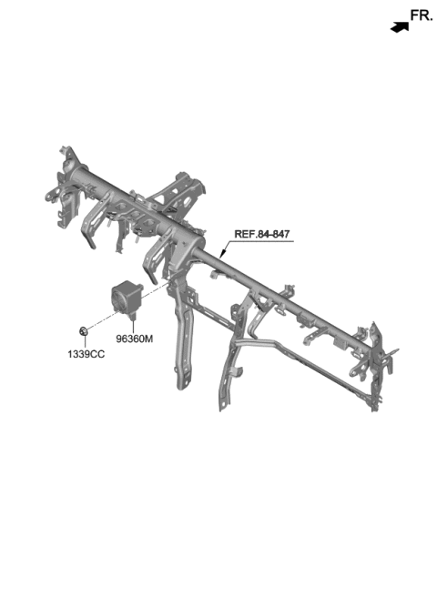 2021 Kia Telluride Cluster Speaker Assembly Diagram for 94100S1000