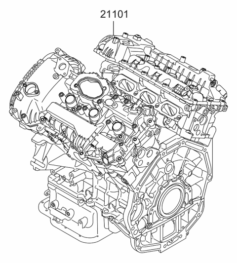 2021 Kia Telluride Sub Engine Diagram