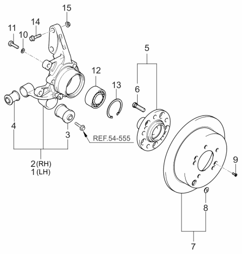 2005 Kia Sportage Rear Axle Diagram 2