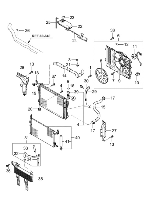 2006 Kia Sportage Engine Cooling System Diagram 2