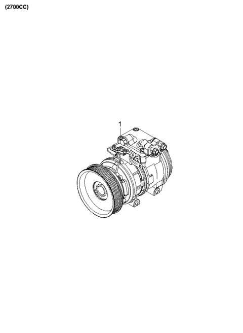 2006 Kia Sportage Compressor Diagram 2