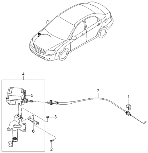 2003 Kia Spectra Auto Cruise Control Diagram