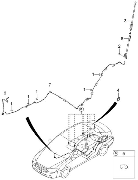 2006 Kia Spectra Antenna Diagram