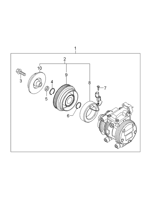 2006 Kia Spectra Compressor Diagram