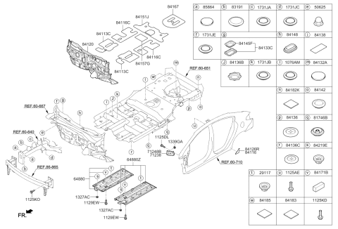 2018 Kia Forte Isolation Pad & Plug Diagram