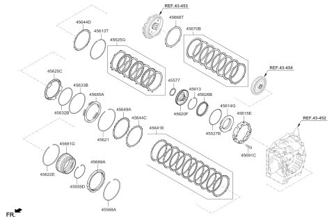 2017 Kia Forte Transaxle Brake-Auto Diagram