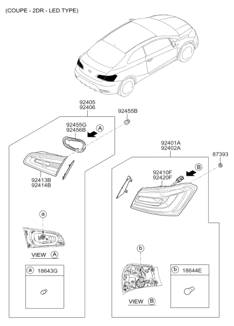 2018 Kia Forte Rear Combination Lamp Diagram 3