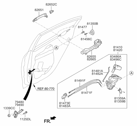 2018 Kia Forte Rear Door Locking Diagram