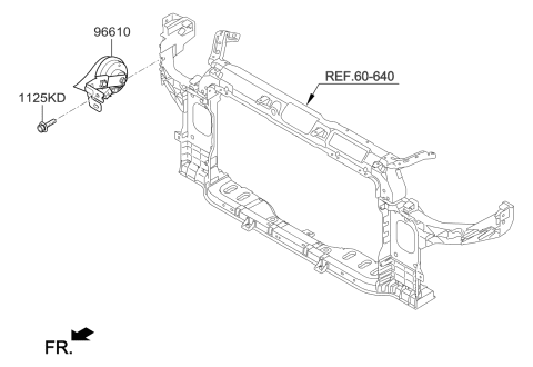 2018 Kia Forte Horn Diagram