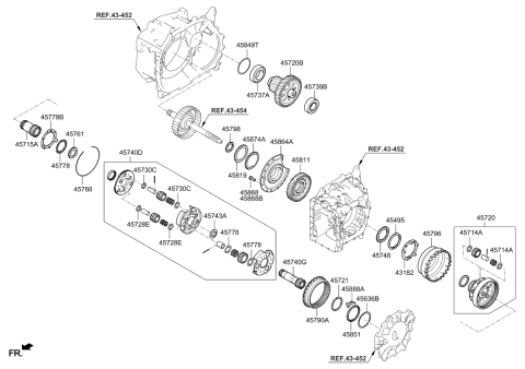 2017 Kia Forte Transaxle Gear-Auto Diagram 1