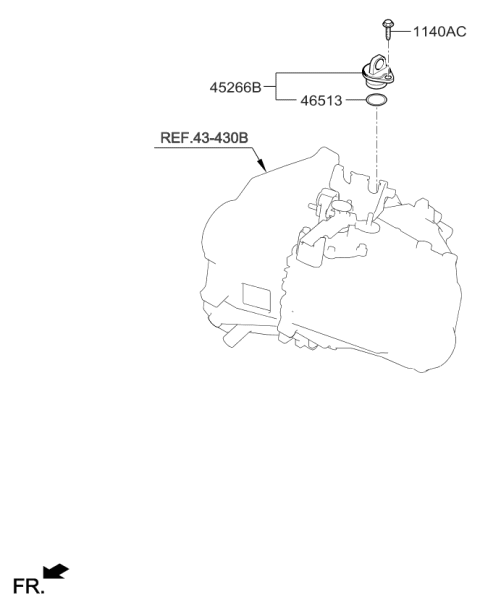 2018 Kia Forte Speedometer Driven Gear Diagram 1