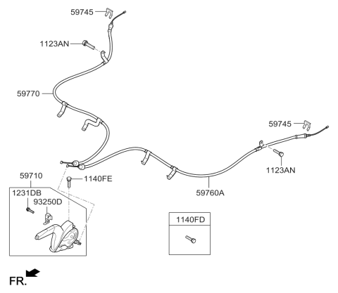 2018 Kia Forte Parking Brake System Diagram