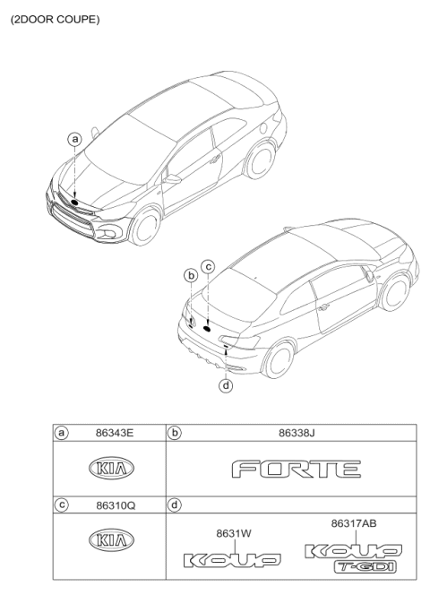 2017 Kia Forte Emblem Diagram 2
