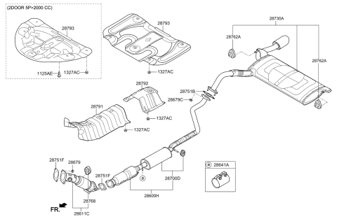 2017 Kia Forte Muffler & Exhaust Pipe Diagram 2