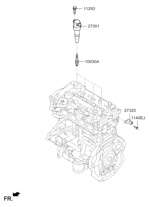 2018 Kia Forte Spark Plug & Cable Diagram 2