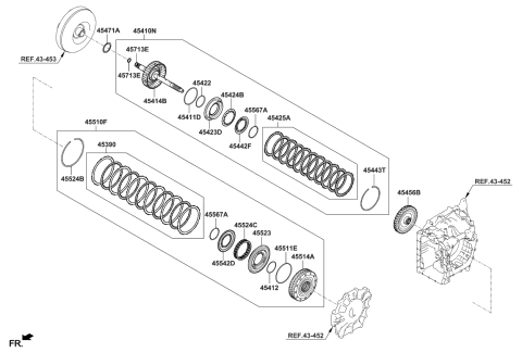 2018 Kia Forte Transaxle Clutch-Auto Diagram