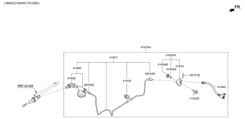 2017 Kia Forte Clutch Master Cylinder Diagram 1