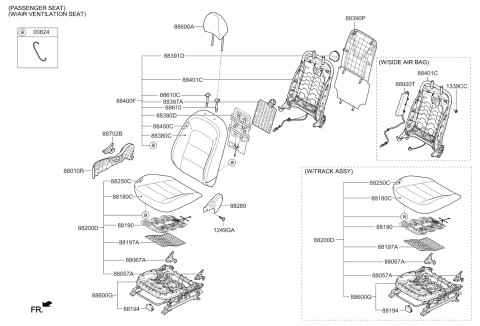 2018 Kia Forte Board Assembly-Front Back(P Diagram for 88390A7010K4K