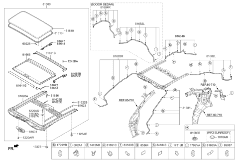 2018 Kia Forte Screw Diagram for 81677C2000