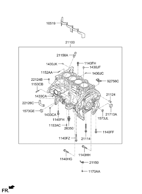 2017 Kia Forte Cylinder Block Diagram 2