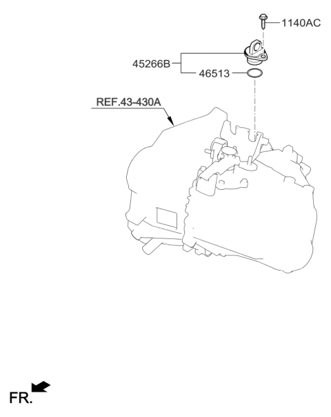 2018 Kia Forte Speedometer Driven Gear Diagram 2