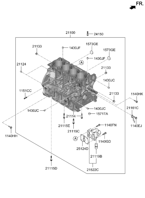 2009 Kia Optima Cylinder Block Diagram 1