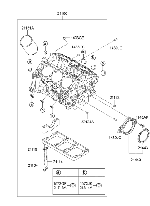 2010 Kia Optima Cylinder Block Diagram 2