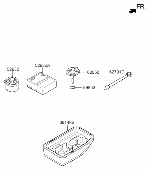 2016 Kia Soul EV Ovm Tool Diagram