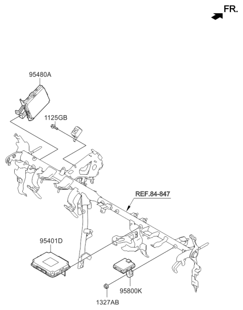 2018 Kia Soul EV Relay & Module Diagram 2