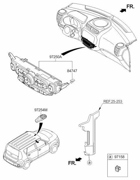 2017 Kia Soul EV Heater System-Heater Control Diagram