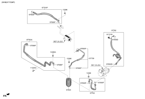 2019 Kia Niro EV ACCUMULATOR Assembly-A/C Diagram for 97805K4500