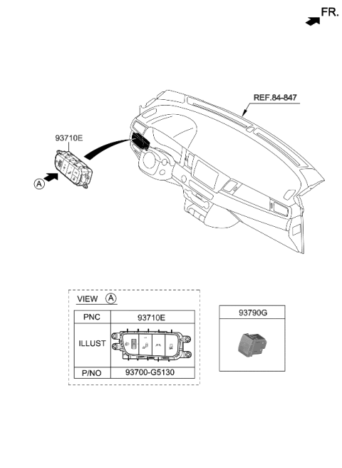 2021 Kia Niro EV Switch Diagram