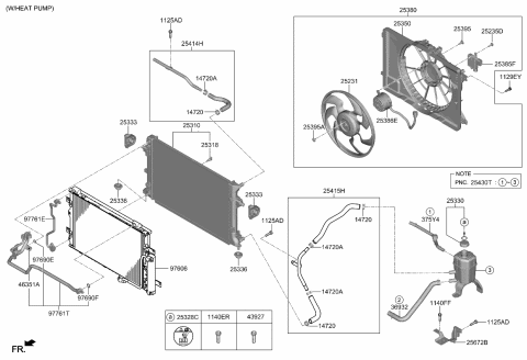 2020 Kia Niro EV Cooling System - Diagram 2