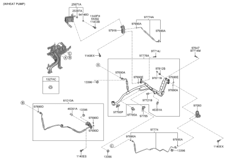 2022 Kia Niro EV Discharge Pipe Diagram for 97772Q4500