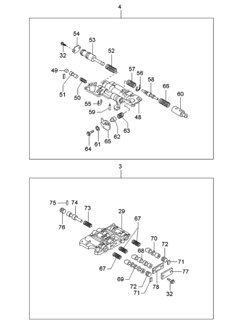 1999 Kia Sportage Control Valve Diagram 6