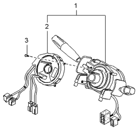 2000 Kia Sportage Src Assembly Diagram for 0K9A466126