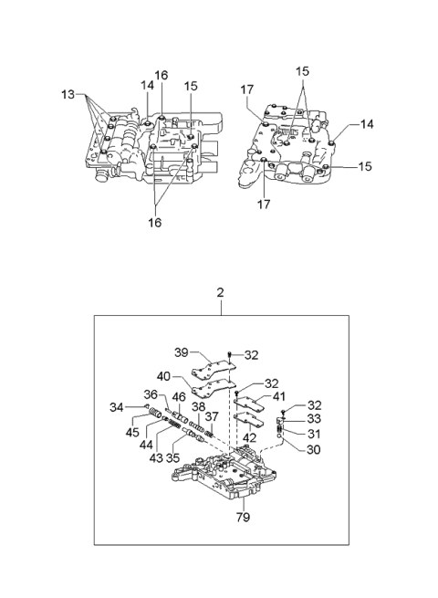 2001 Kia Sportage Control Valve Diagram 3