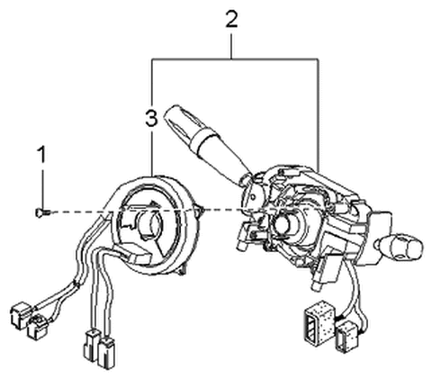 2002 Kia Sportage Src Assembly Diagram for 0K0AF66126