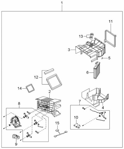 2002 Kia Sportage Heater Unit Diagram