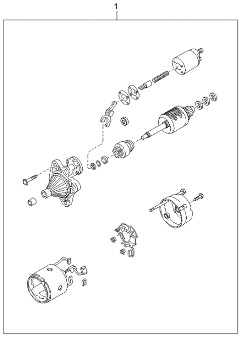 2000 Kia Sportage Starter Diagram 2