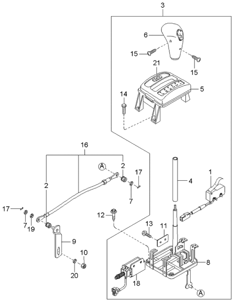 2002 Kia Sportage Change Control System Diagram 2