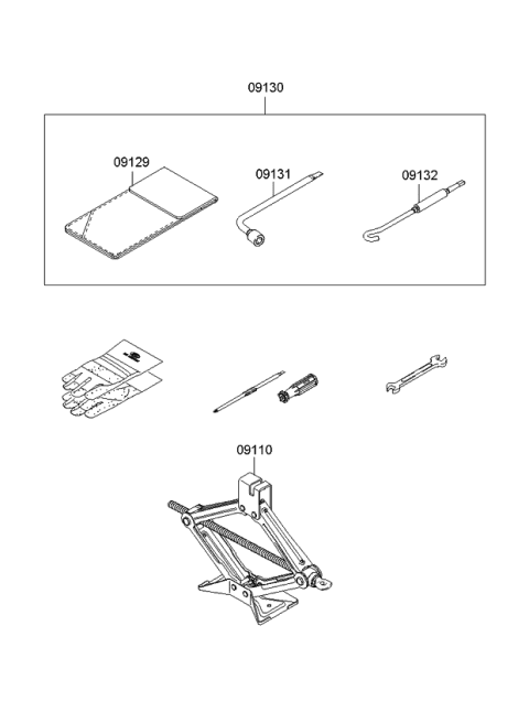 2006 Kia Sportage Ovm Tool Diagram