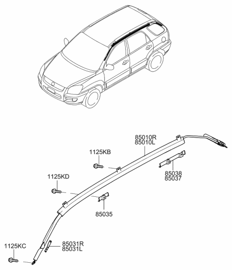 2010 Kia Sportage Curtain Airbag Diagram