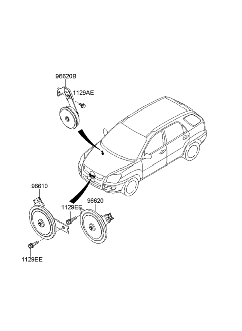 2009 Kia Sportage Horn Diagram