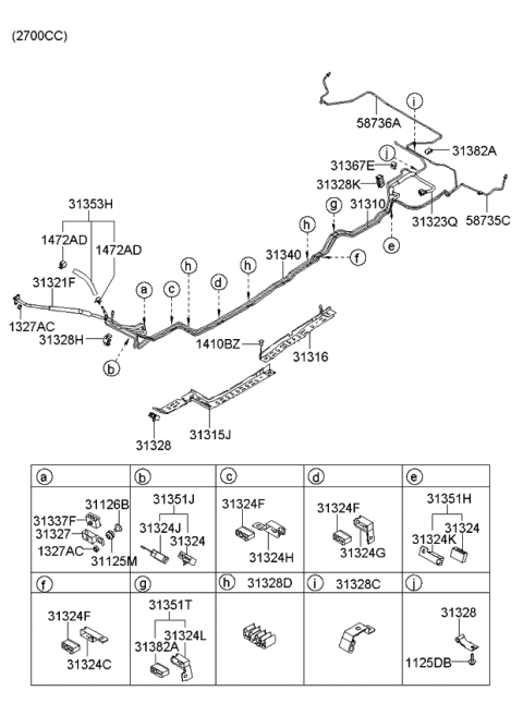 2007 Kia Sportage Fuel System Diagram 3