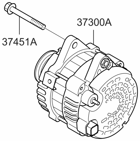 2014 Kia Sorento Alternator Diagram 1